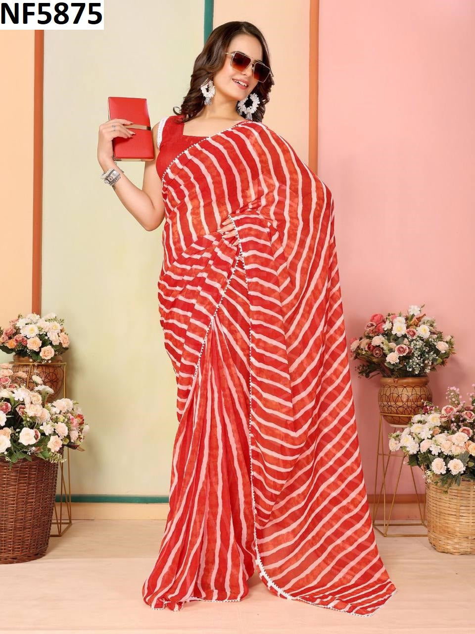 Nf5875 Vmk Georgette Sarees