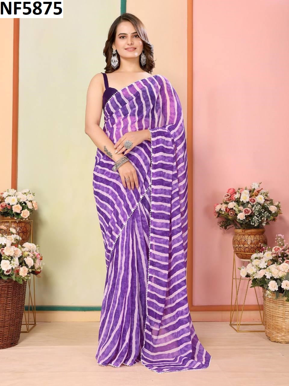 Nf5875 Vmk Georgette Sarees