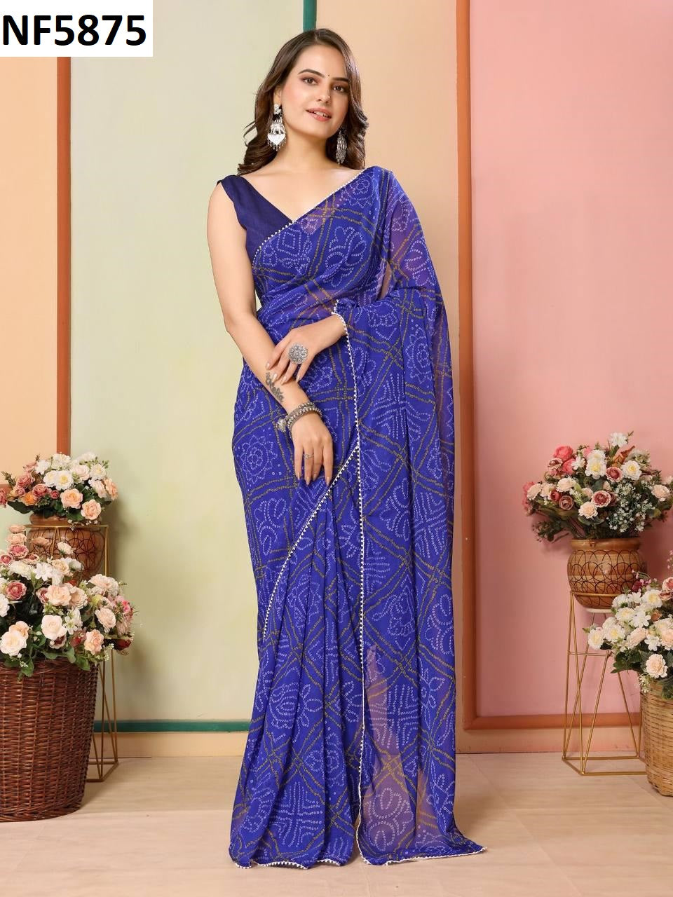 Nf5875 Vmk Georgette Sarees
