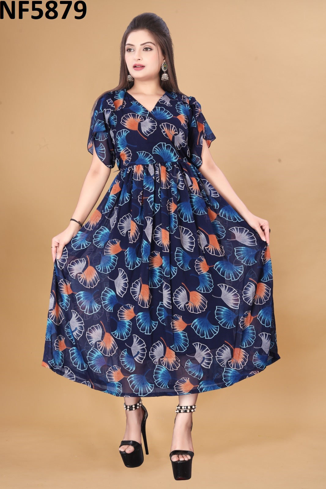 Nf5879 Vmk Printed One Piece