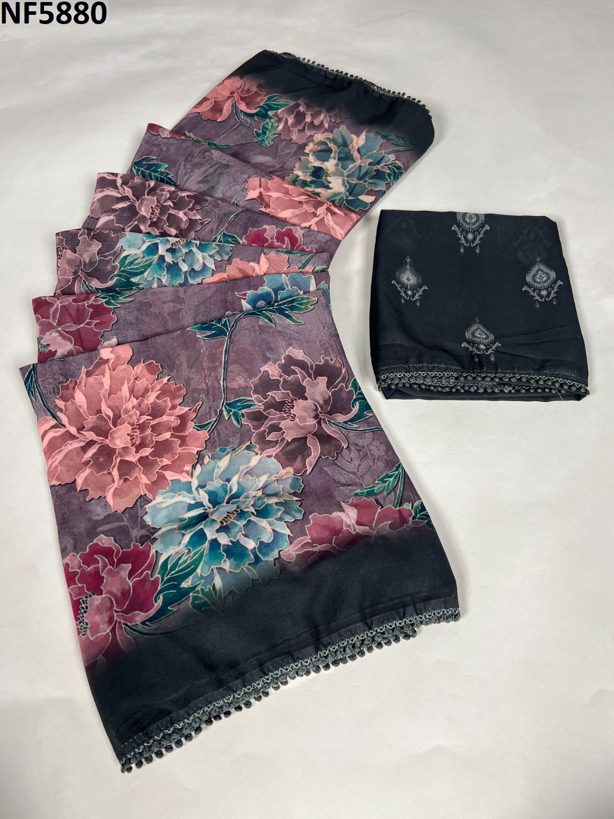 Nf5880 Vmk Georgette Sarees