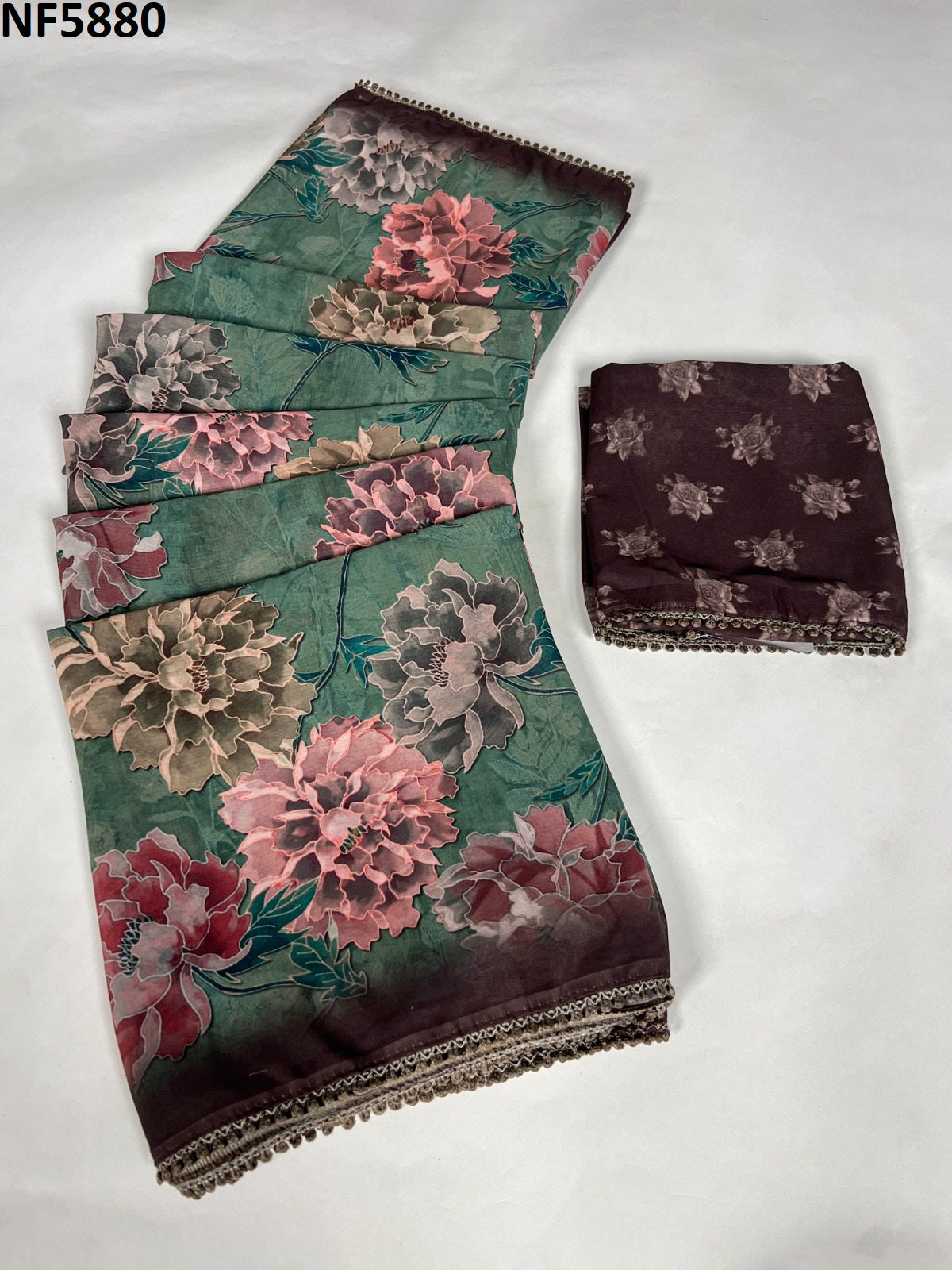 Nf5880 Vmk Georgette Sarees