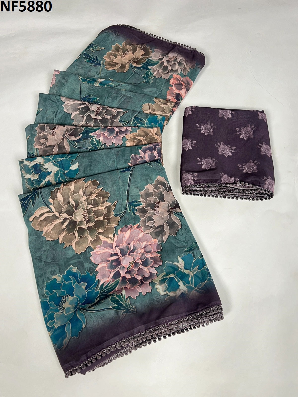 Nf5880 Vmk Georgette Sarees