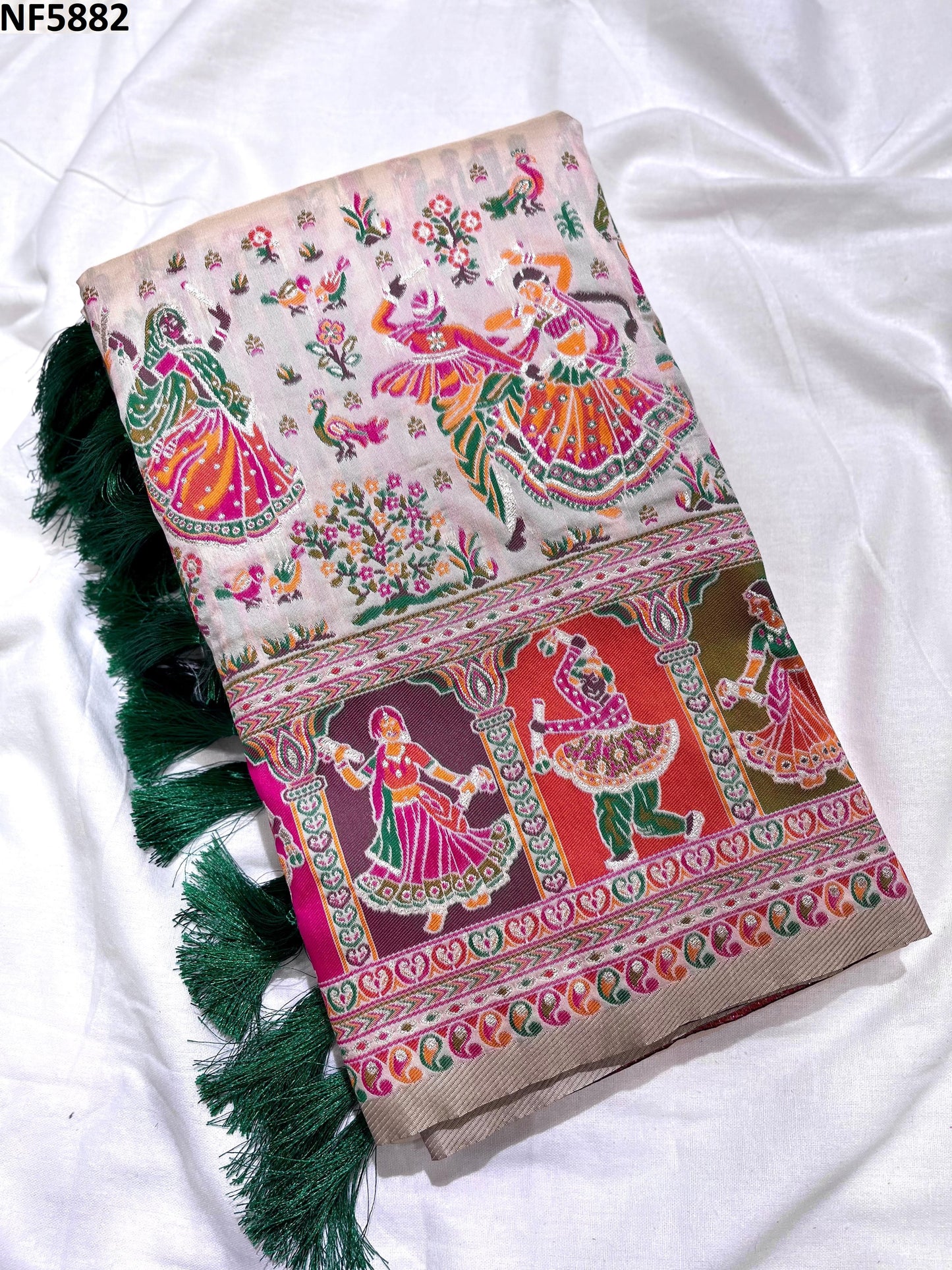 Nf5882 Vmk. Zari Weaving Sarees