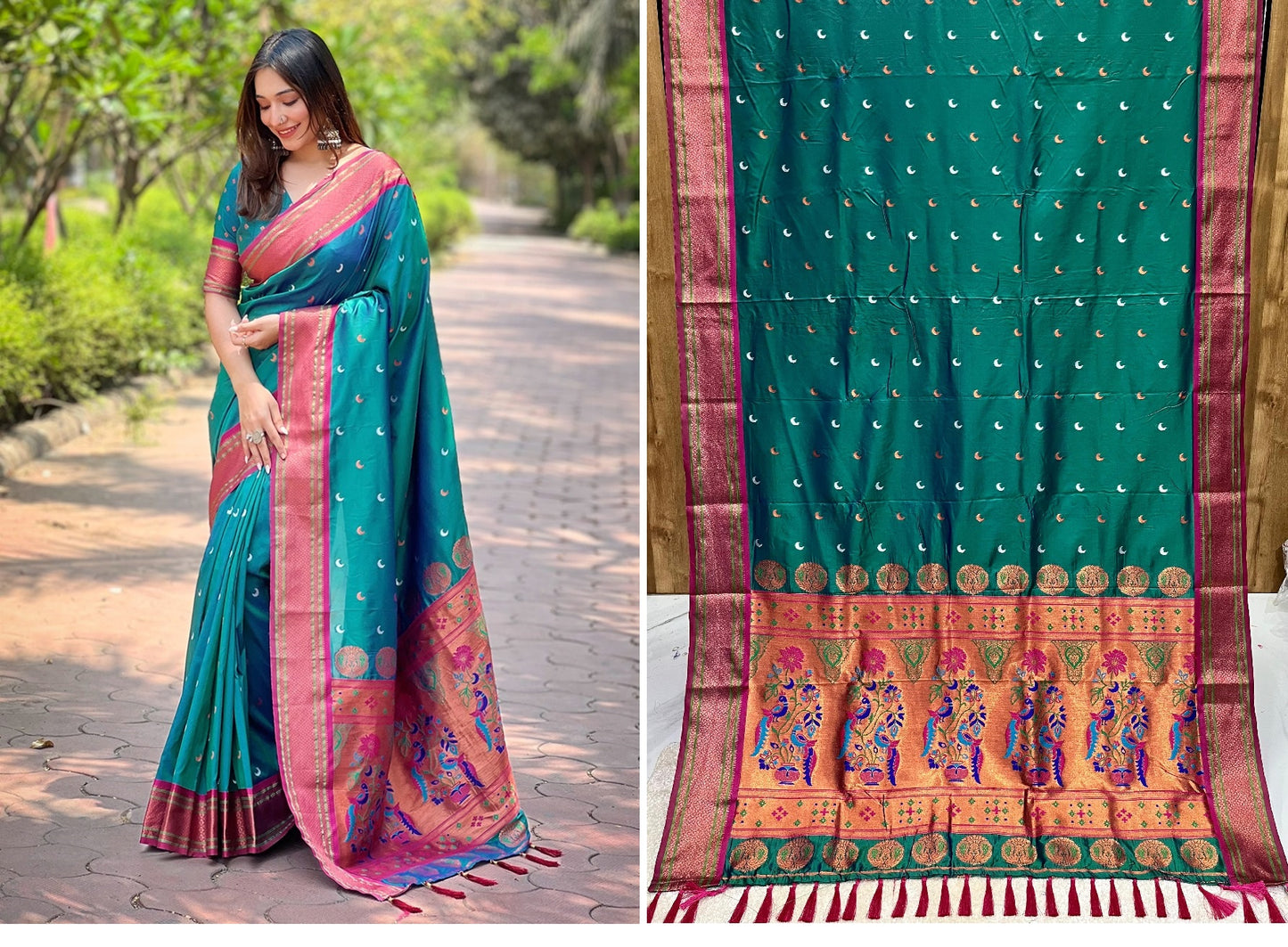 Nf5883 Vmk. Meenakari Sarees