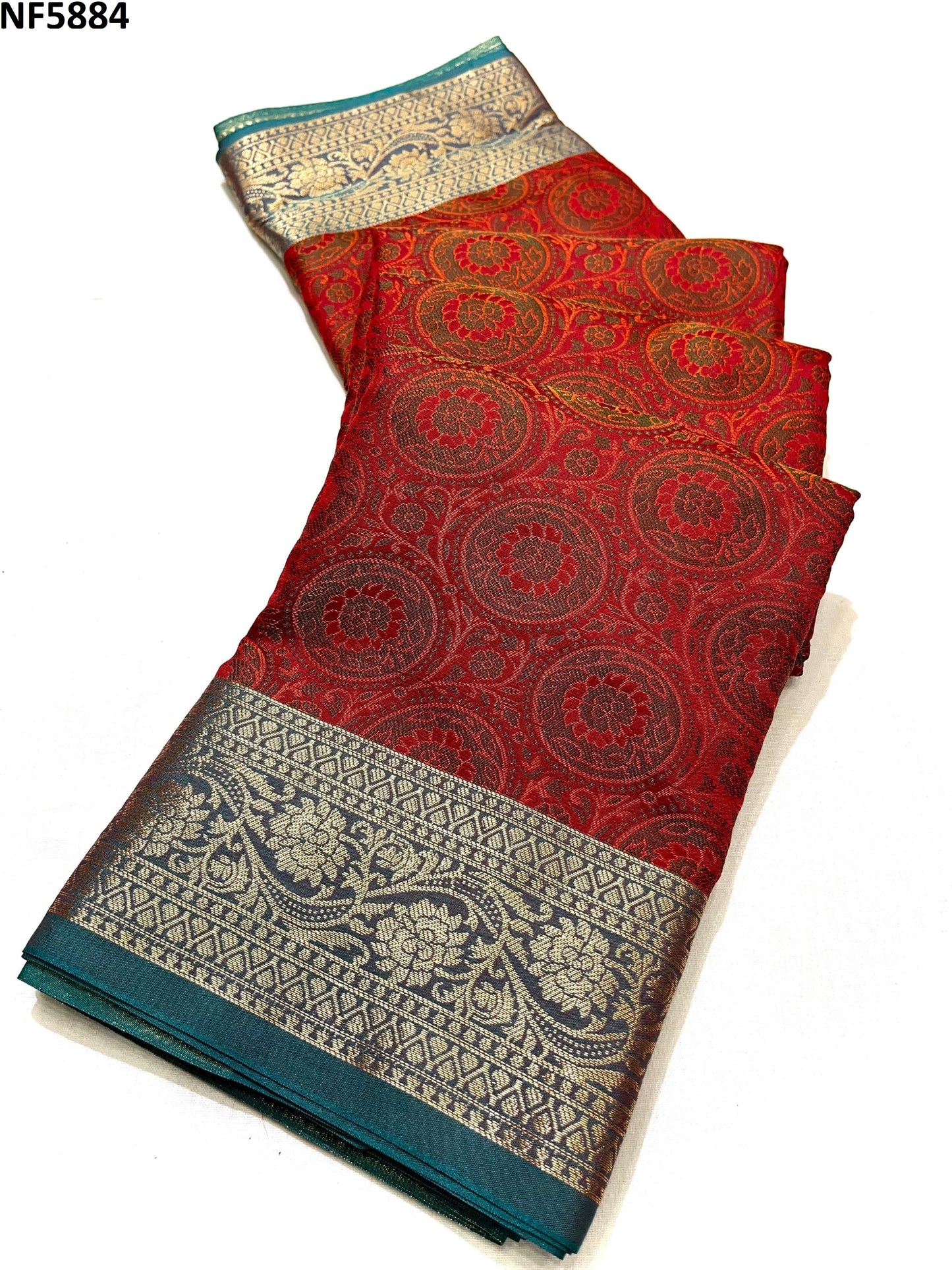 Nf5884 Vmk. Zari Border Sarees