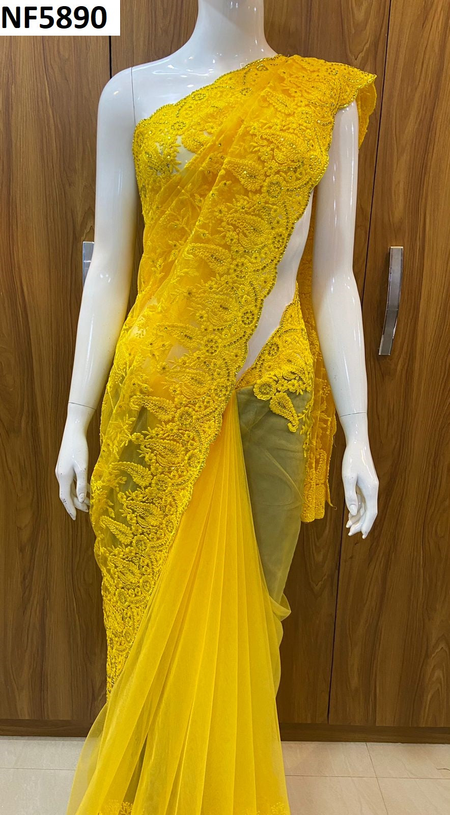 Nf5890 Vmk. Butterfly Net Sarees