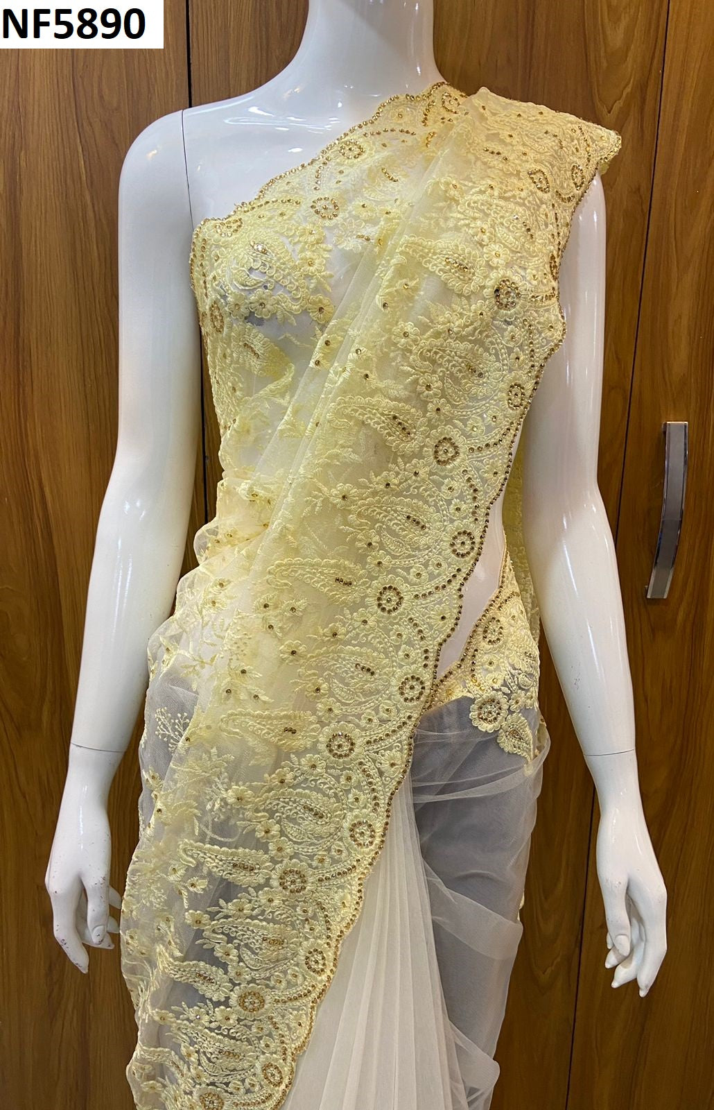 Nf5890 Vmk. Butterfly Net Sarees