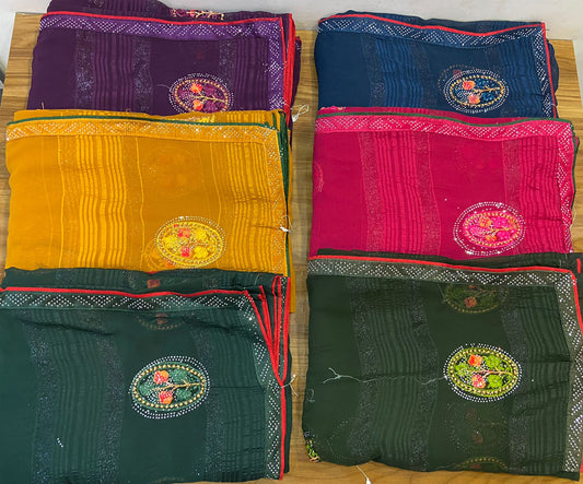 Nf5891 Vmk Mirror Work Sarees