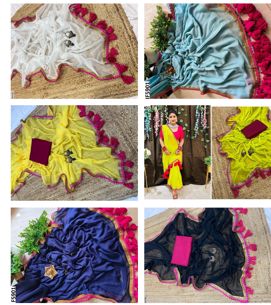 Nf5901 Vmk. Smooth Sarees