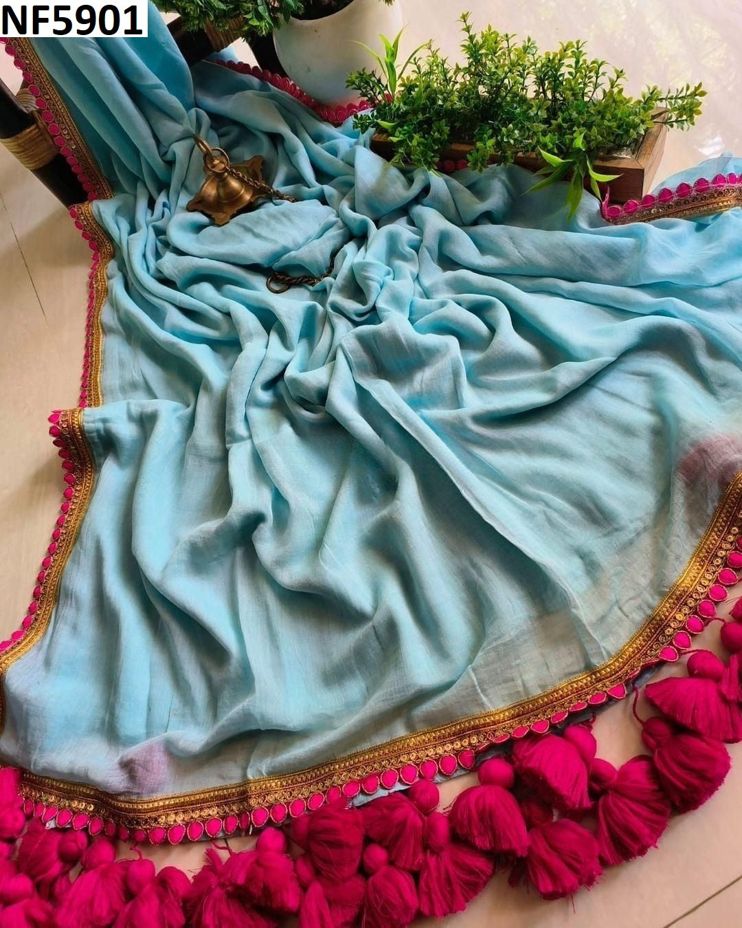 Nf5901 Vmk. Smooth Sarees