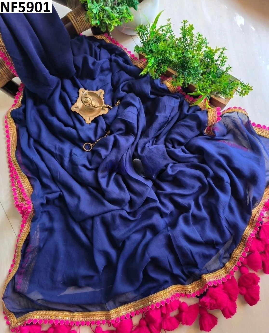 Nf5901 Vmk. Smooth Sarees