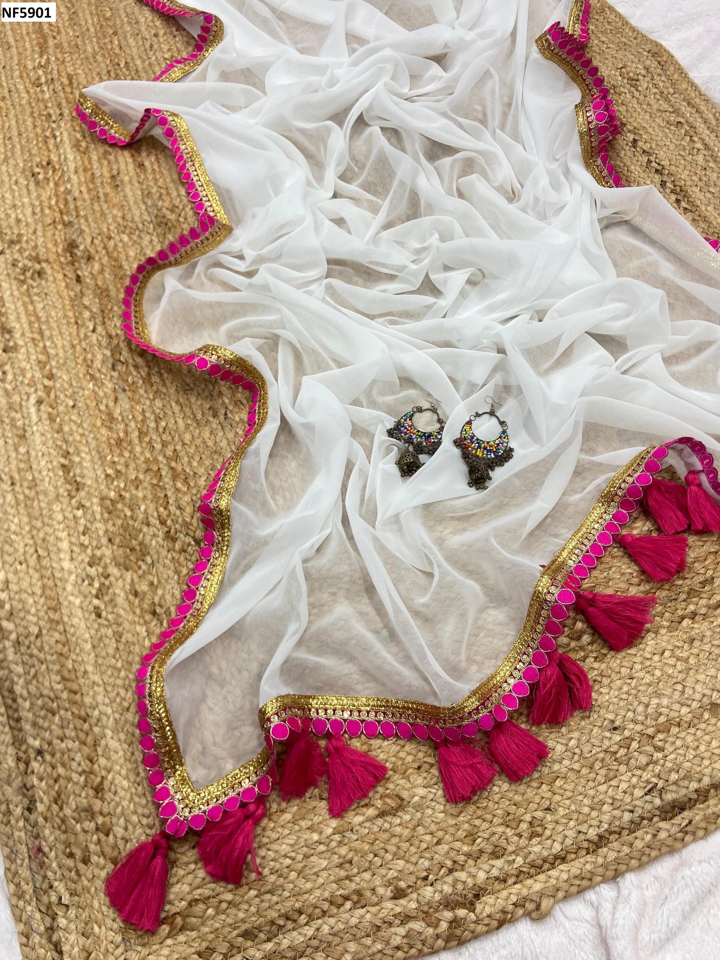 Nf5901 Vmk. Smooth Sarees