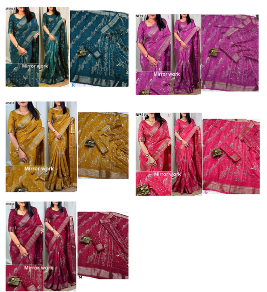 Nf5913 Vmk. Kalamkari Sarees