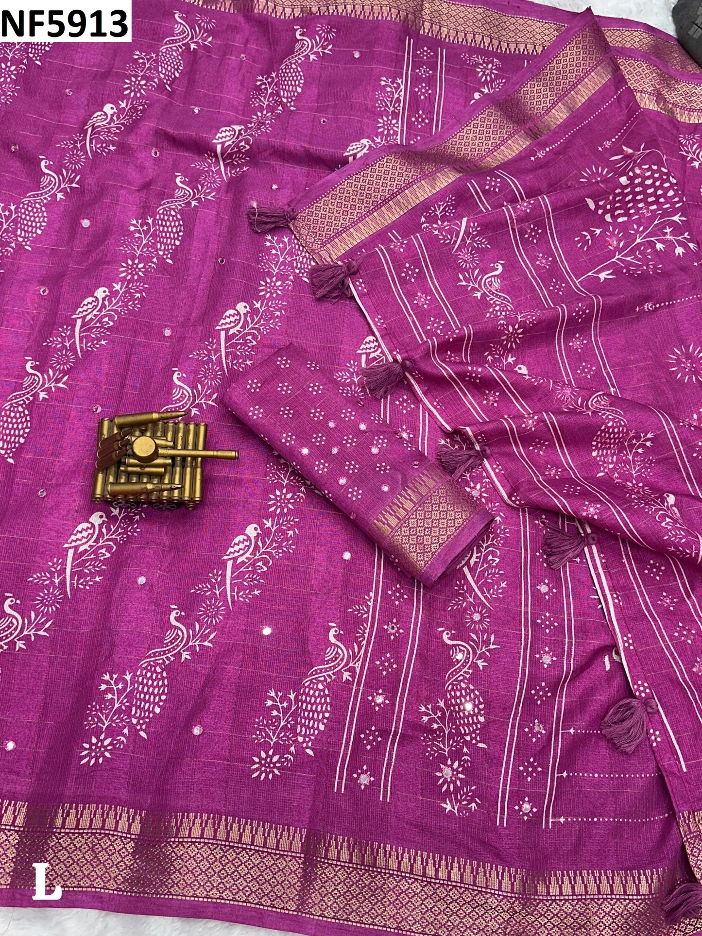 Nf5913 Vmk. Kalamkari Sarees