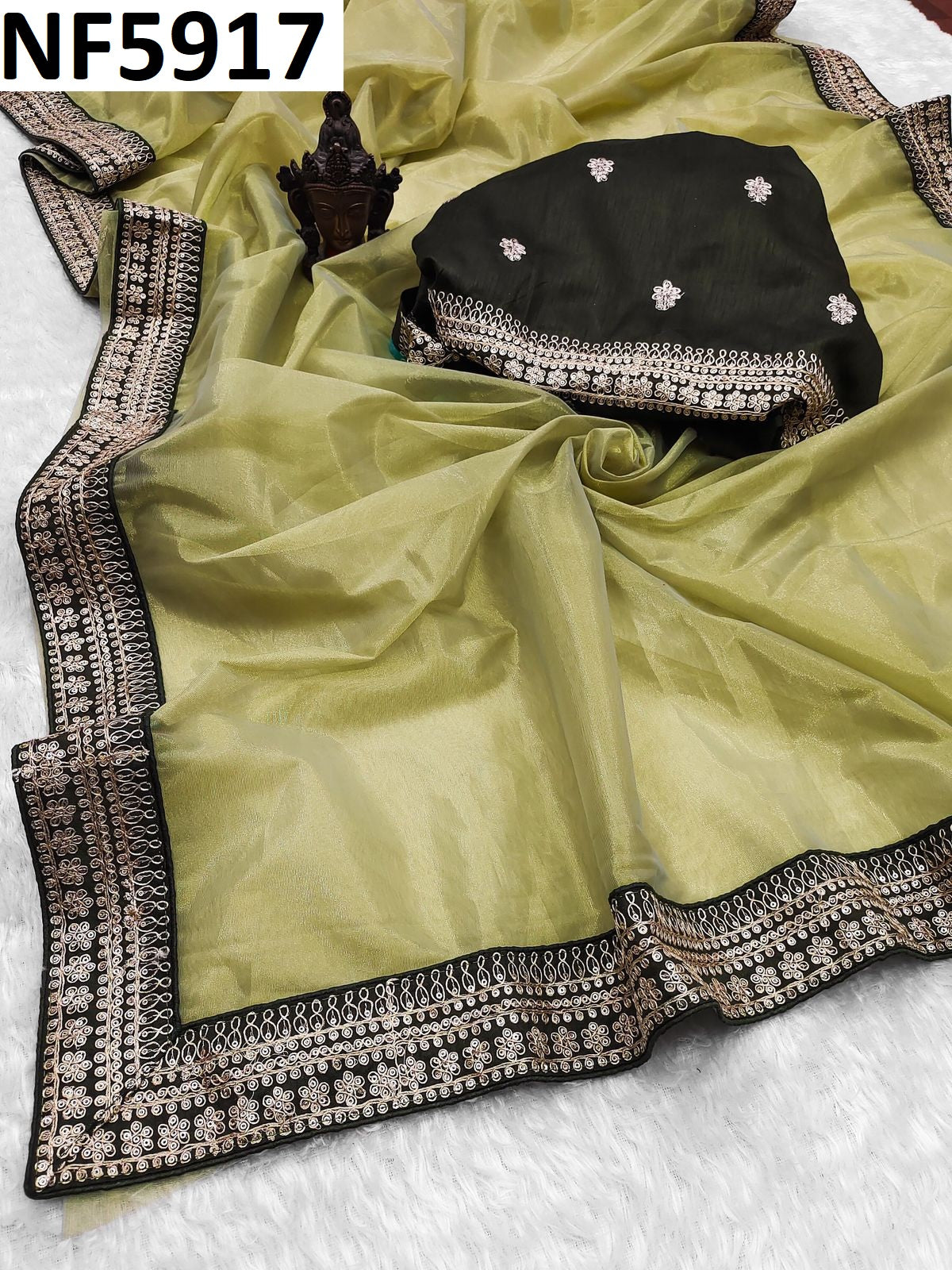 Nf5917 Vmk. Soft Tissue Sarees