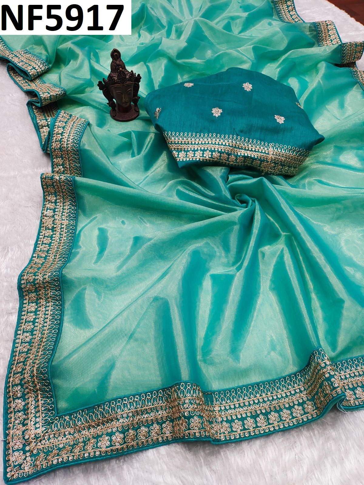 Nf5917 Vmk. Soft Tissue Sarees