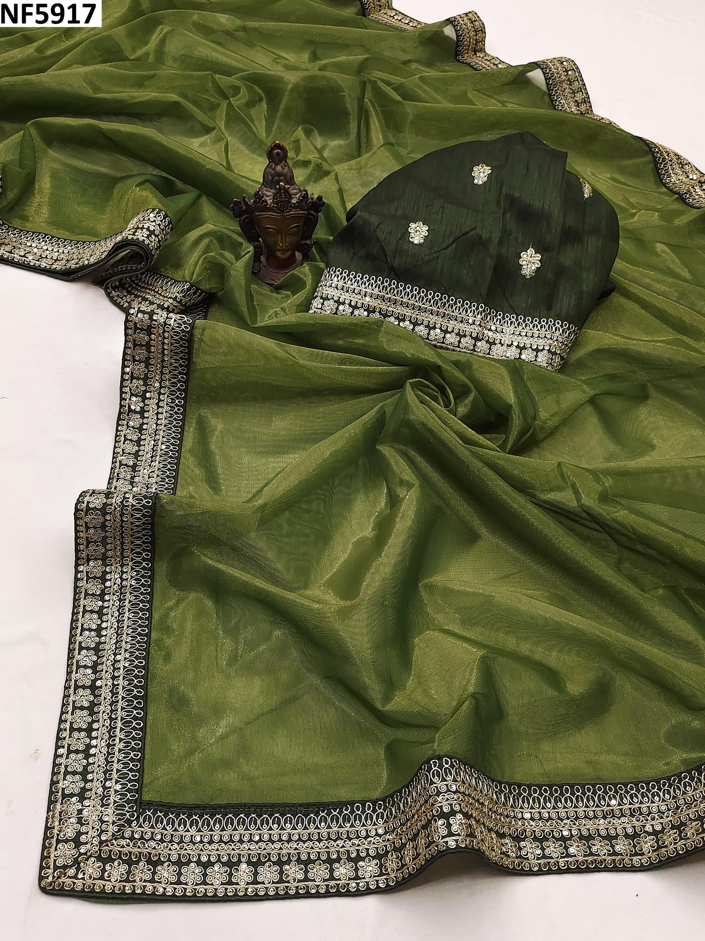 Nf5917 Vmk. Soft Tissue Sarees