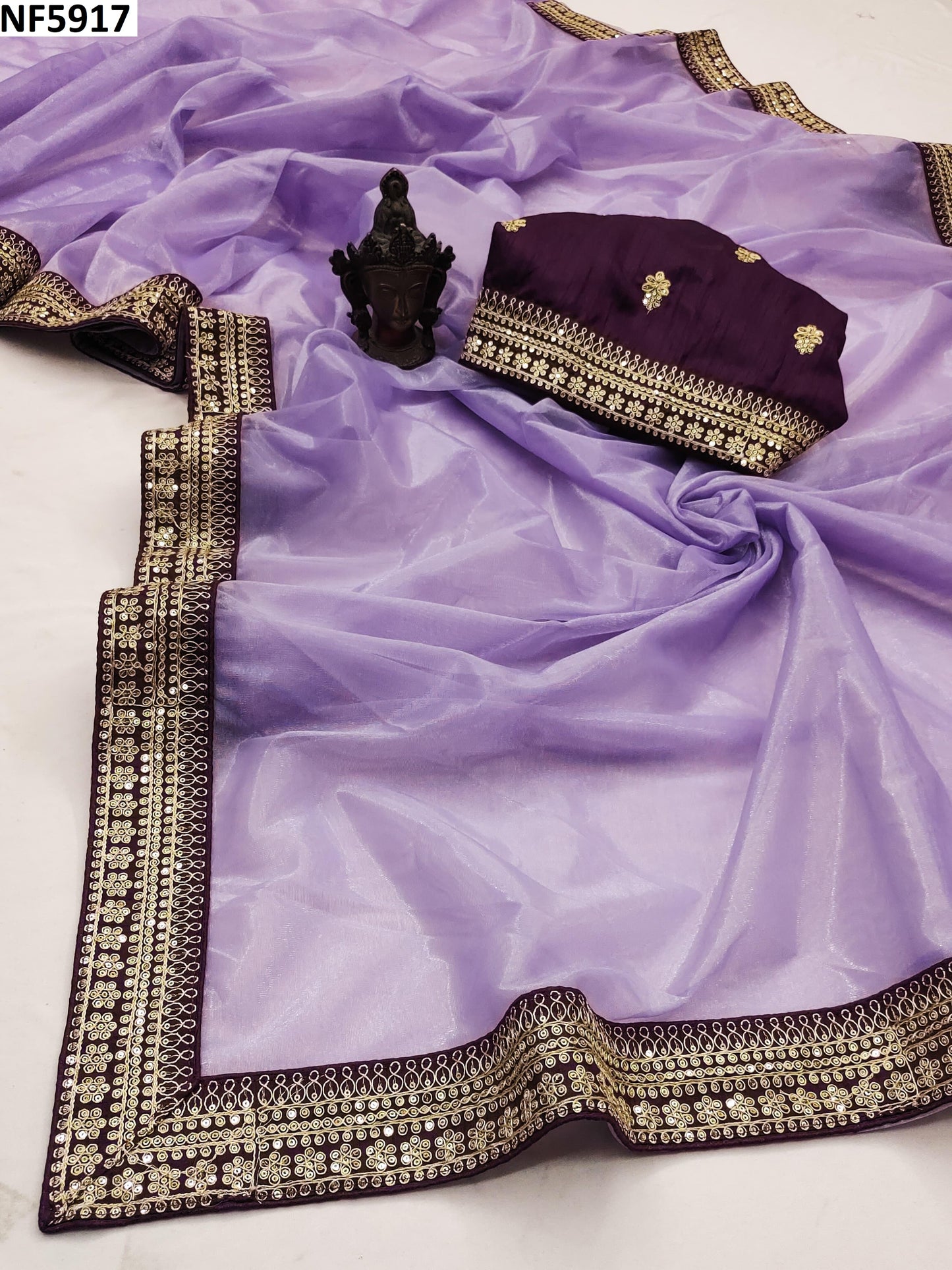 Nf5917 Vmk. Soft Tissue Sarees