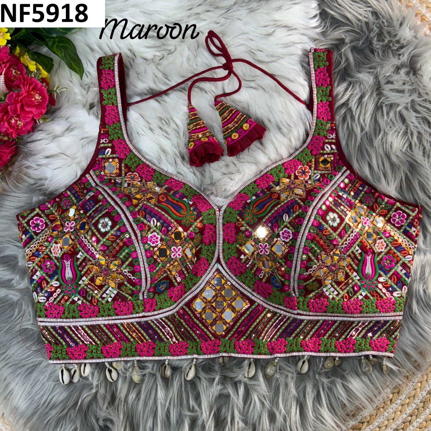 Nf5918 Vmk. Handmirror Work Blouse