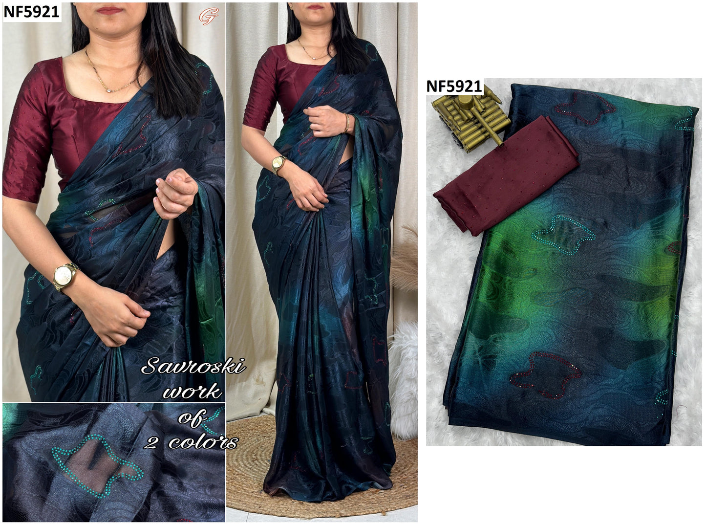Nf5921 Vmk. Brasso Sarees