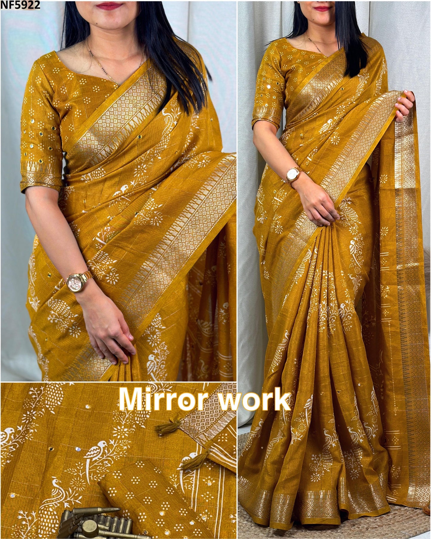 Nf5922 Vmk. Cotton Sarees