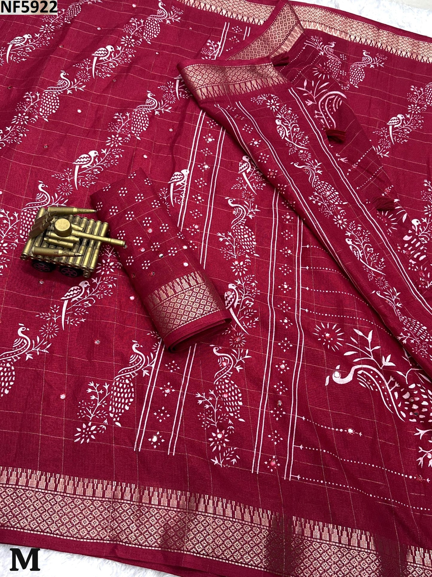 Nf5922 Vmk. Cotton Sarees