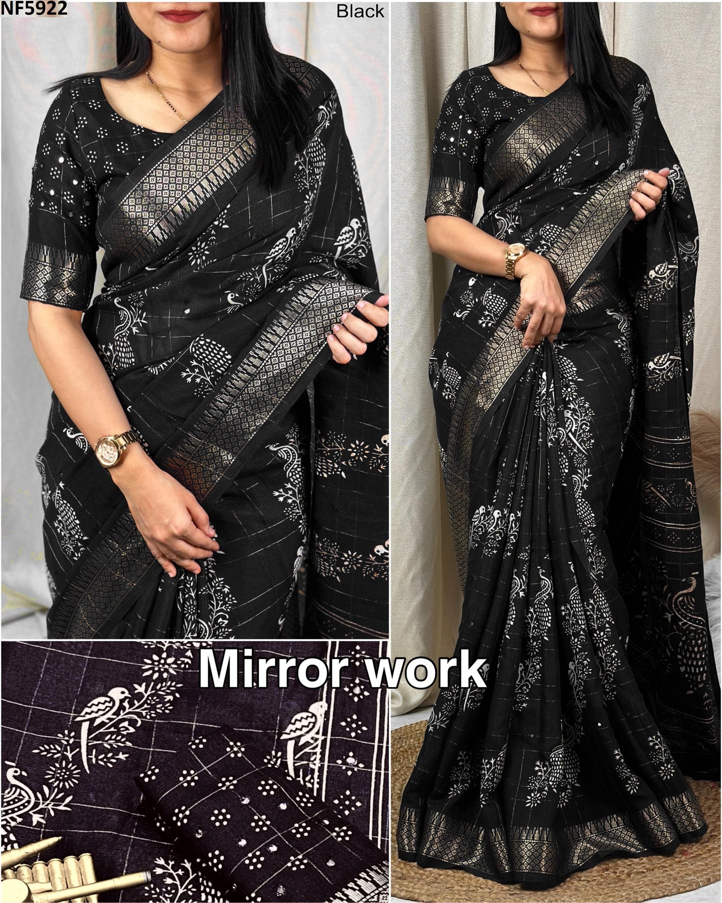 Nf5922 Vmk. Cotton Sarees