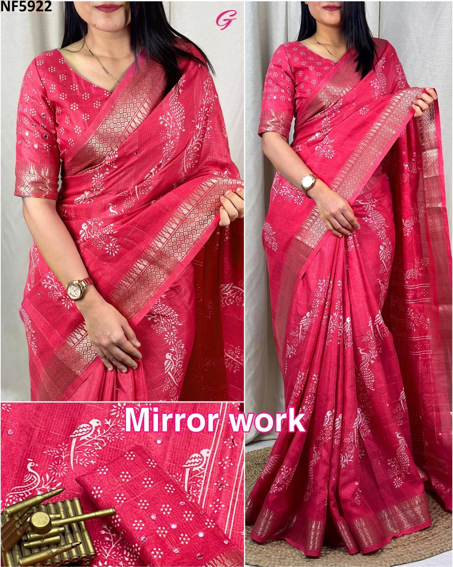 Nf5922 Vmk. Cotton Sarees