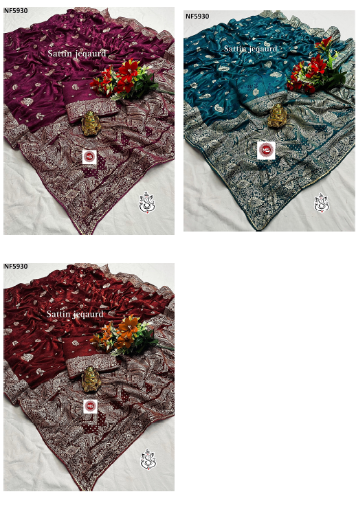 Nf5930 Vmk. Weaving Sarees