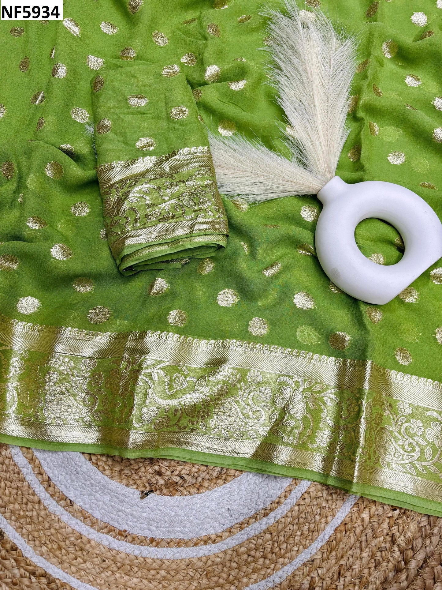 Nf5934 Vmk. Georgette Sarees