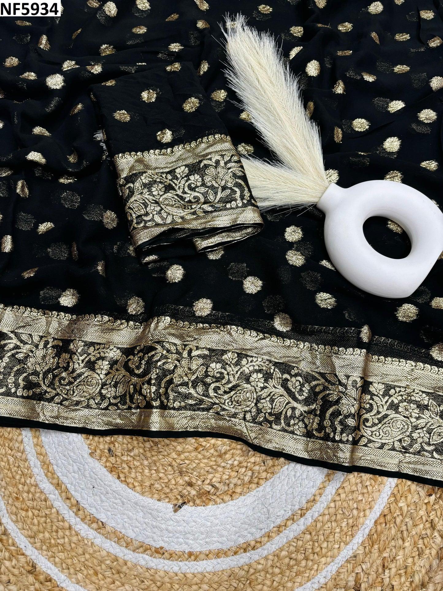 Nf5934 Vmk. Georgette Sarees