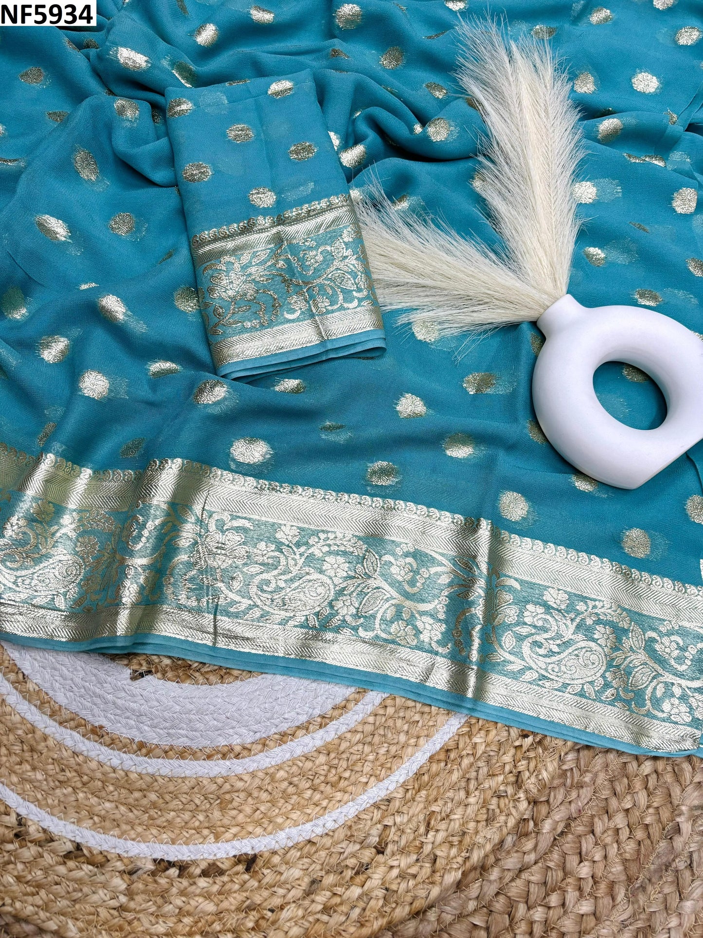 Nf5934 Vmk. Georgette Sarees