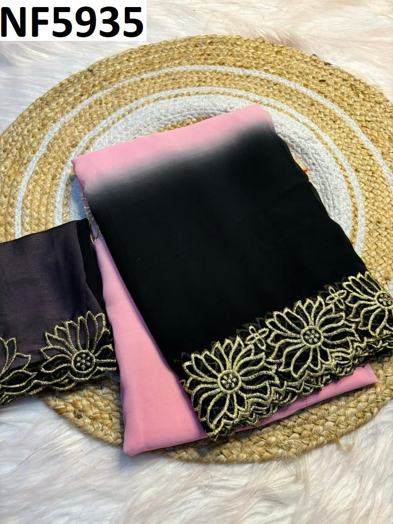 Nf5935 Vmk. Embroidery Sarees