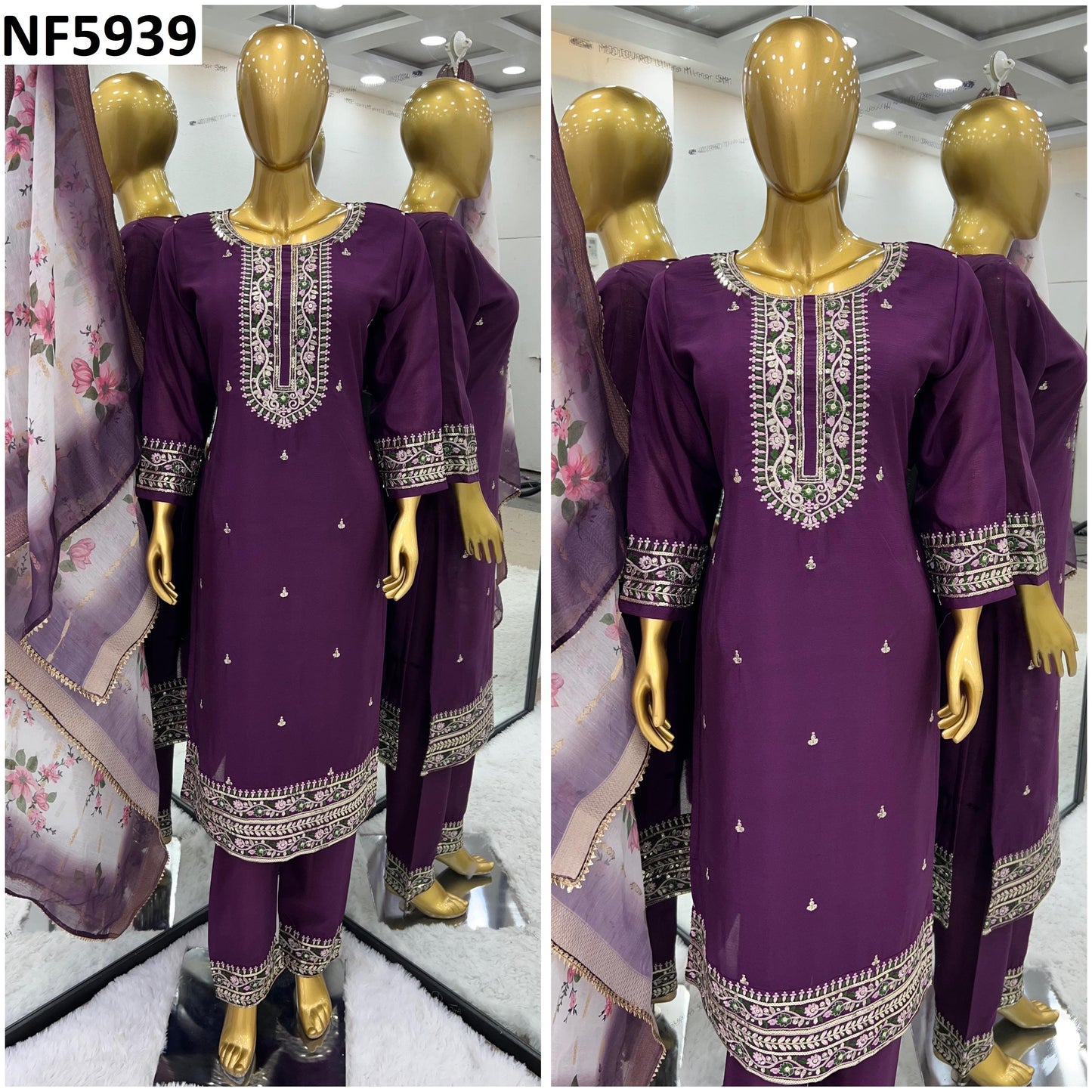 Nf5939 Vmk. Chinnon Readymade Suits