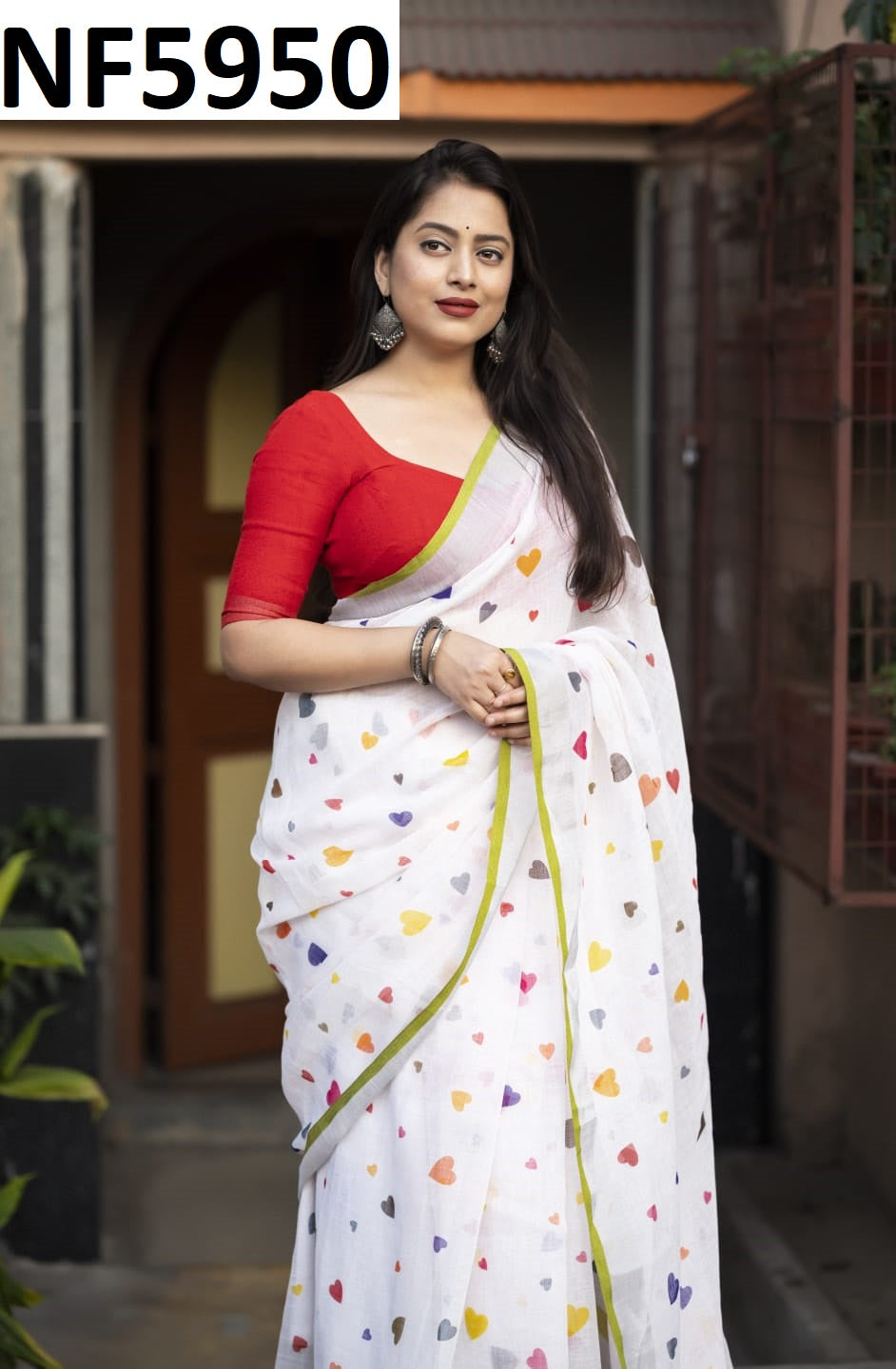 Nf5950 Vmk Weaving Border Sarees