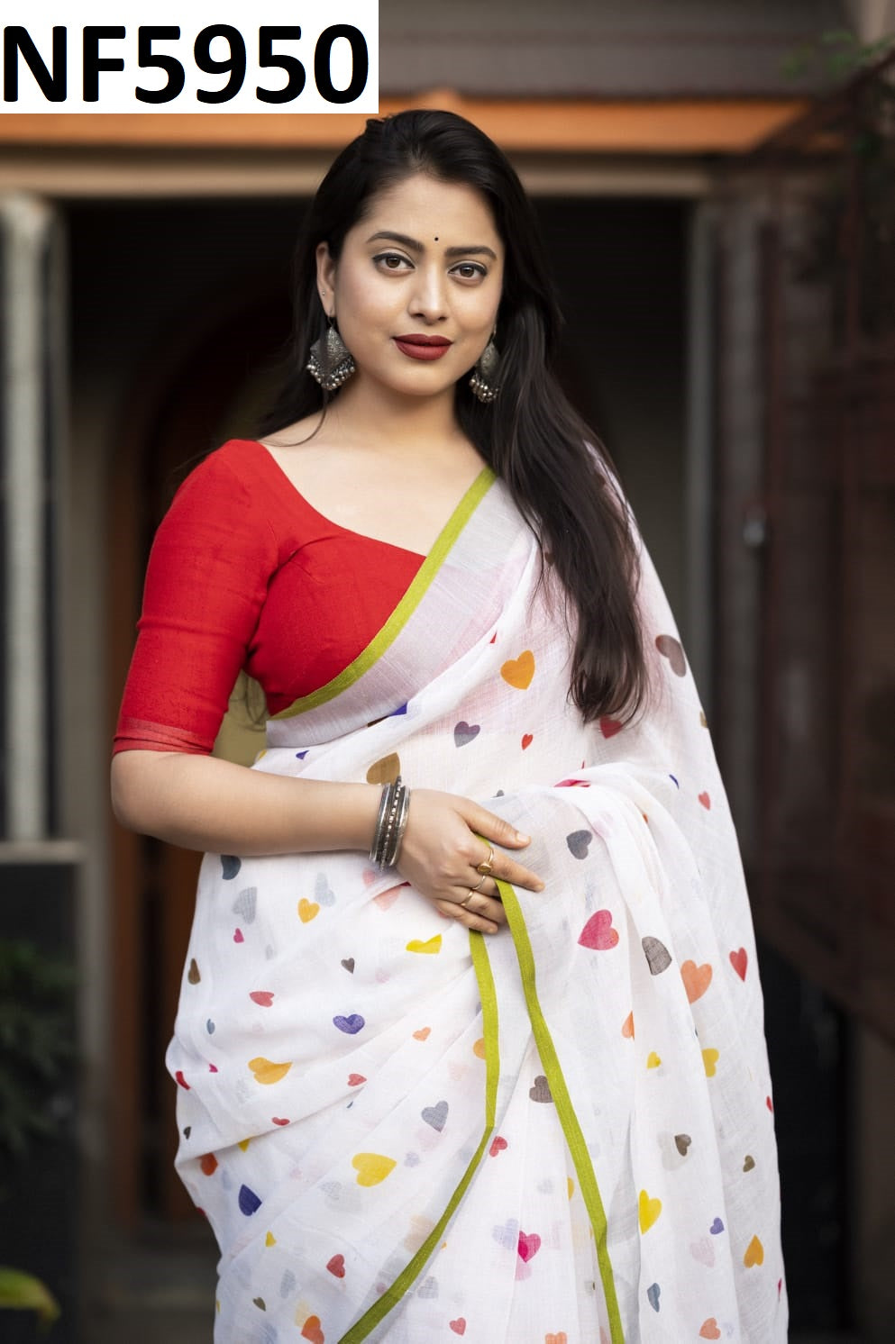 Nf5950 Vmk Weaving Border Sarees