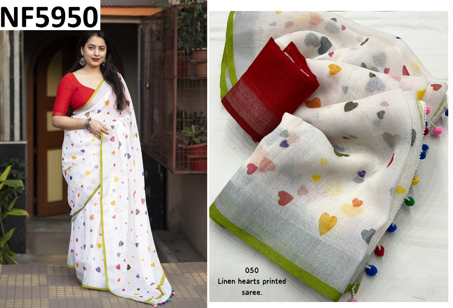 Nf5950 Vmk Weaving Border Sarees