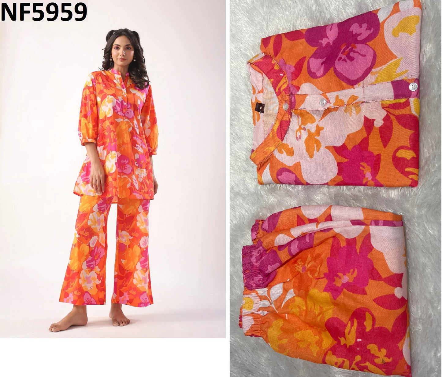 Nf5959 Vmk Cotton Co Ord Set