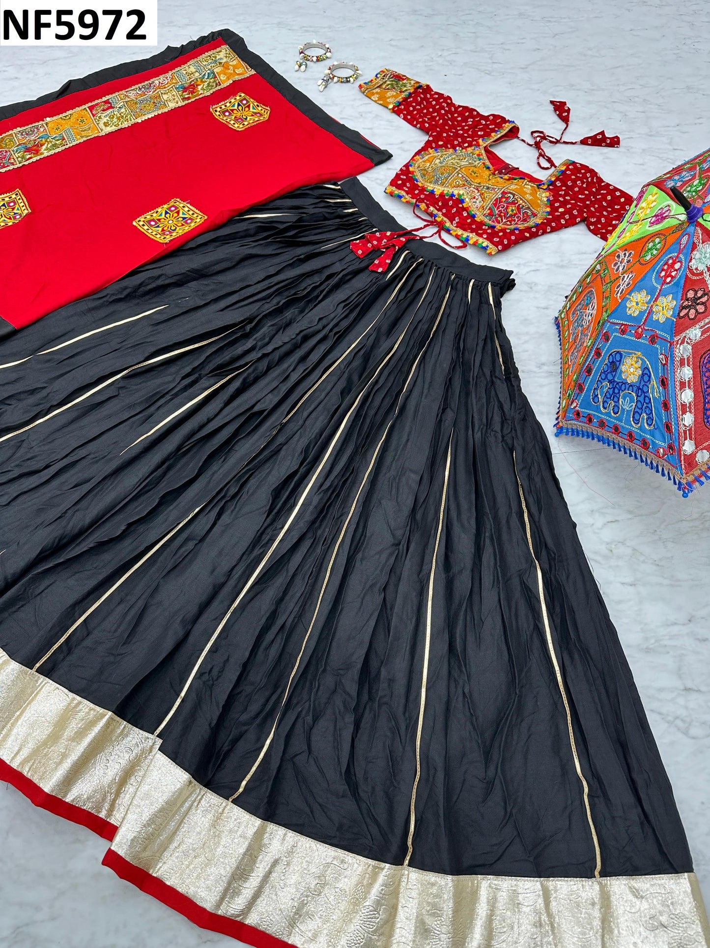 Nf5972 Vmk. Pure Cotton Chaniya Choli