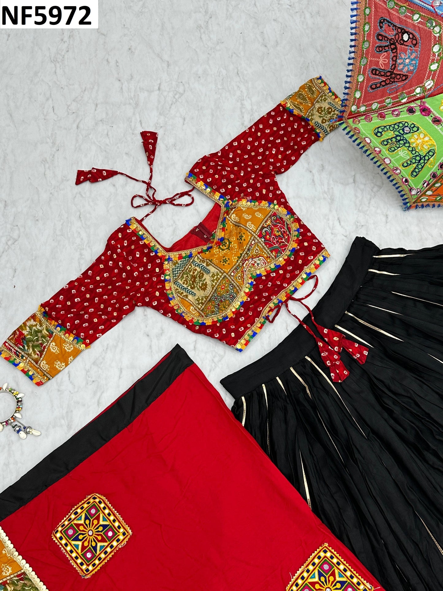 Nf5972 Vmk. Pure Cotton Chaniya Choli