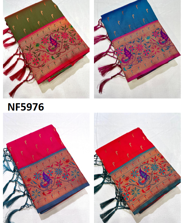 Nf5976 Vmk. Zari Weaving Sarees