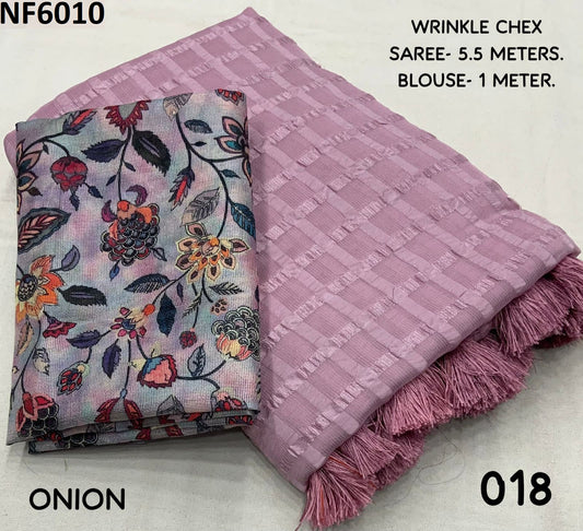 Nf6010 Vmk Woven Chex Sarees