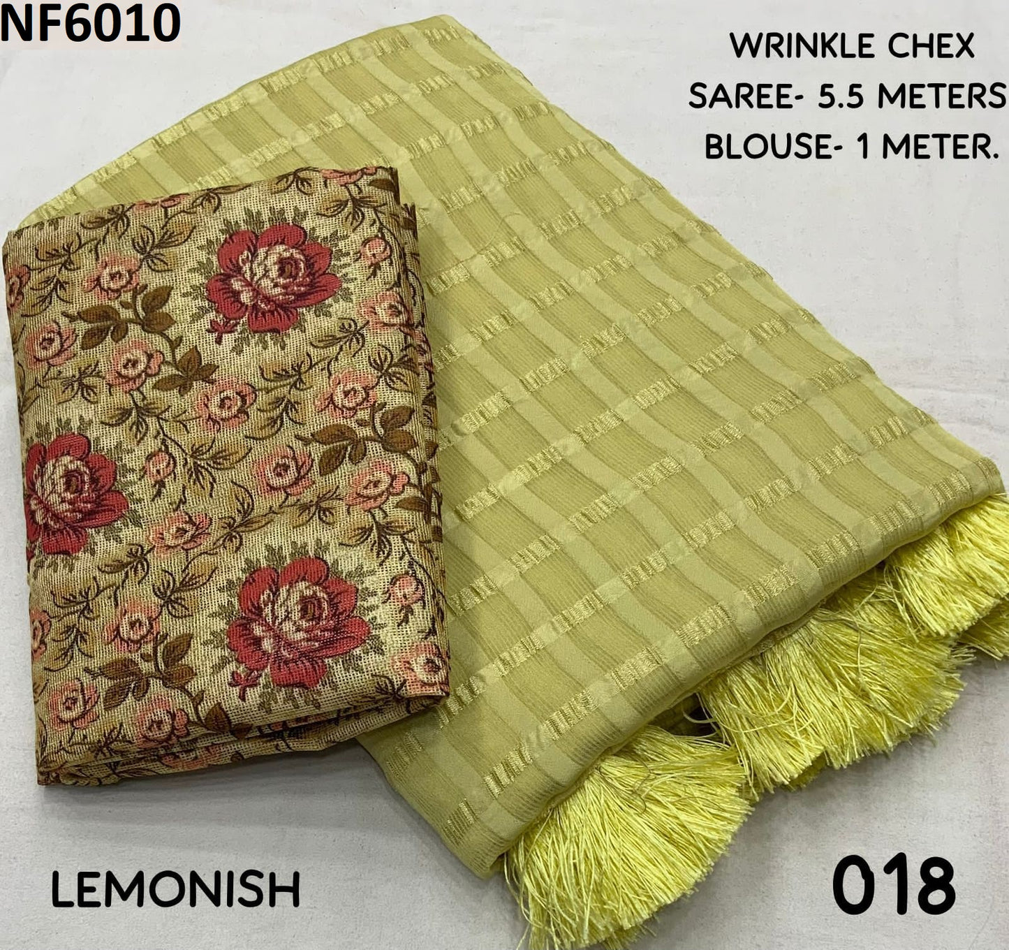 Nf6010 Vmk Woven Chex Sarees
