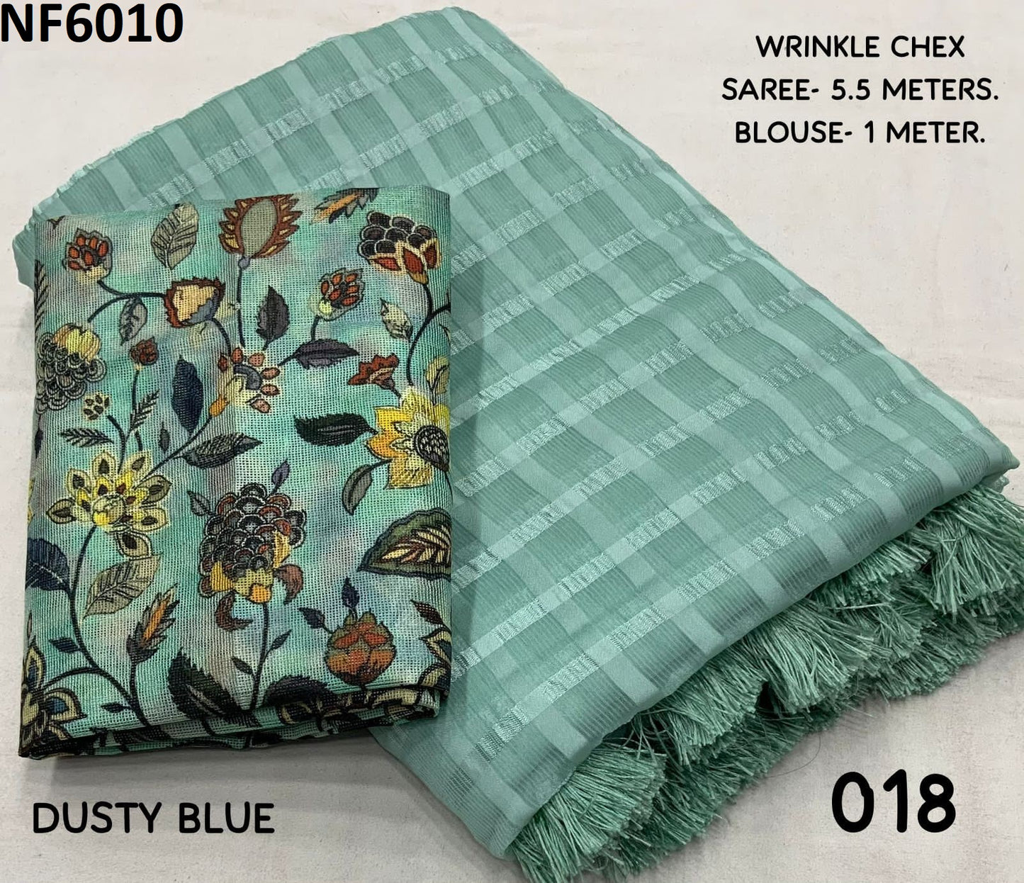 Nf6010 Vmk Woven Chex Sarees