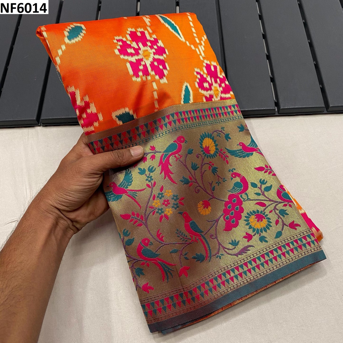 Nf6014 Vmk. Soft Silk Sarees