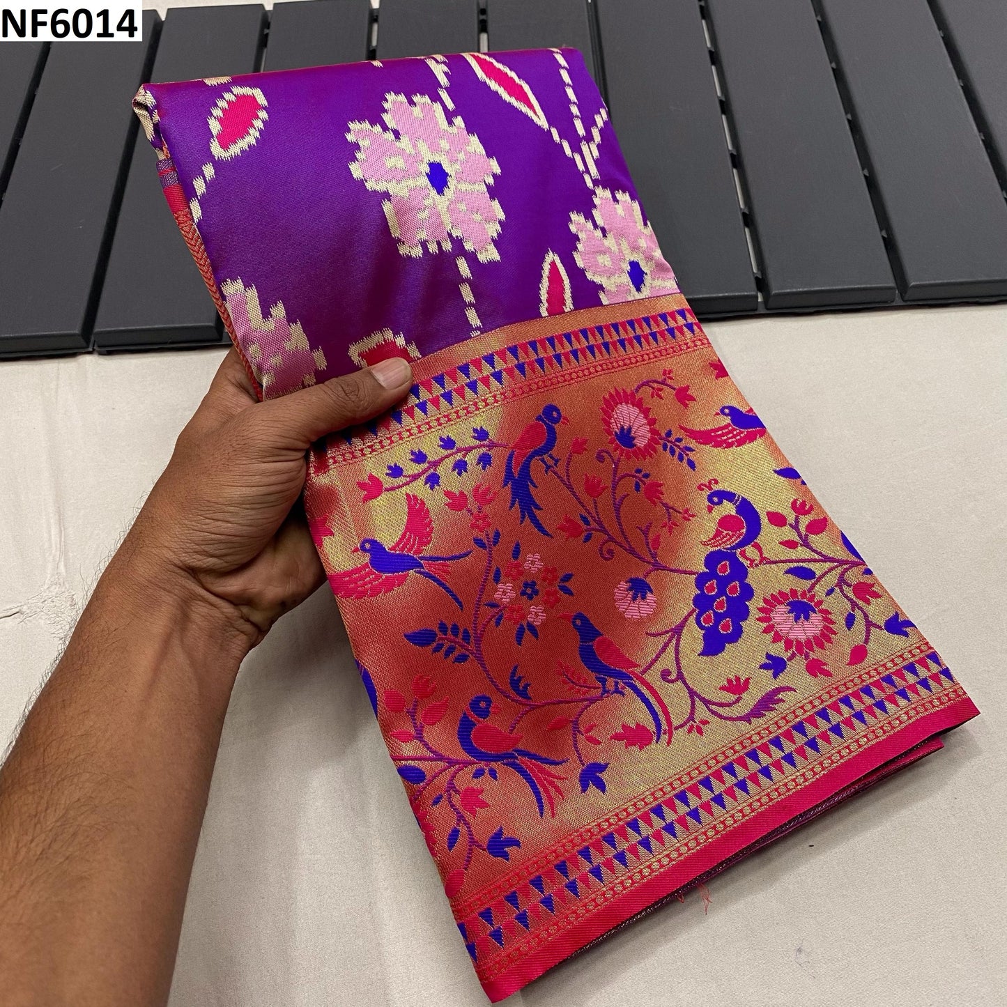 Nf6014 Vmk. Soft Silk Sarees