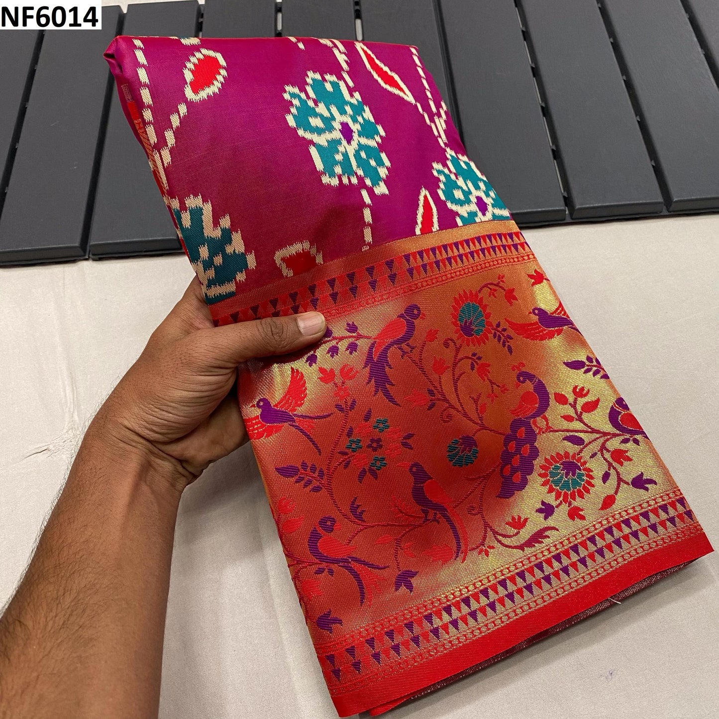 Nf6014 Vmk. Soft Silk Sarees