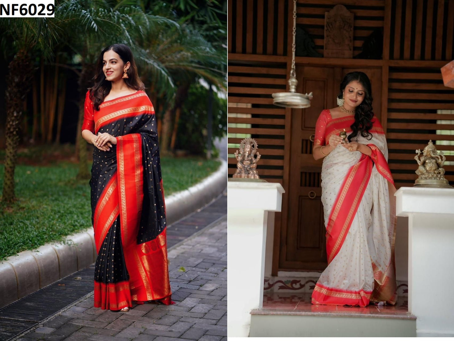 Nf6029 Vmk. Soft Silk Sarees