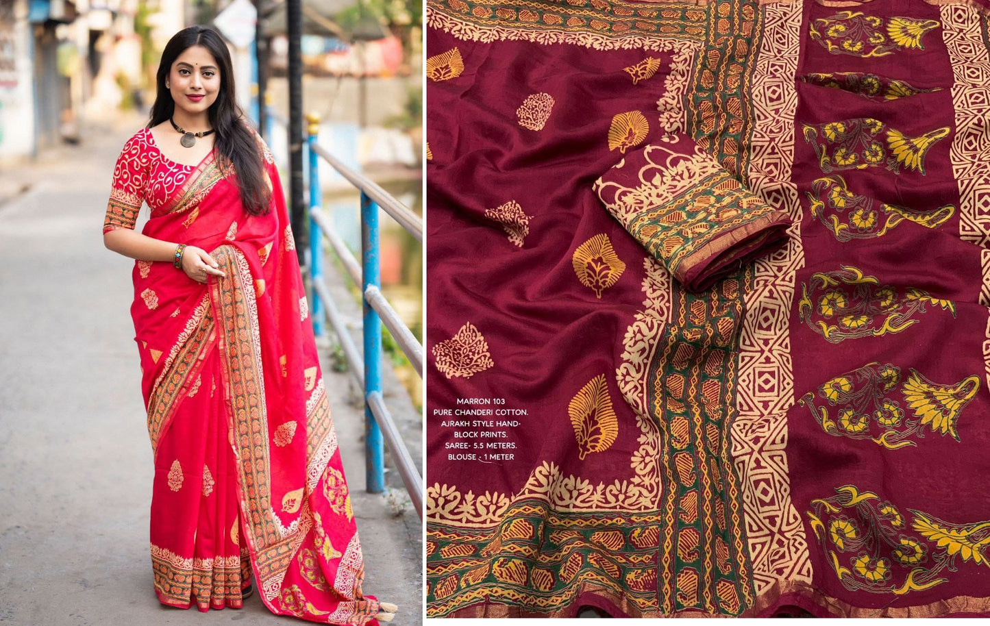 Nf6043 Vmk. Cotton Sarees